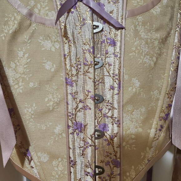 Lace Made Renaissance Bodice Corset Top - Picture 5 of 14